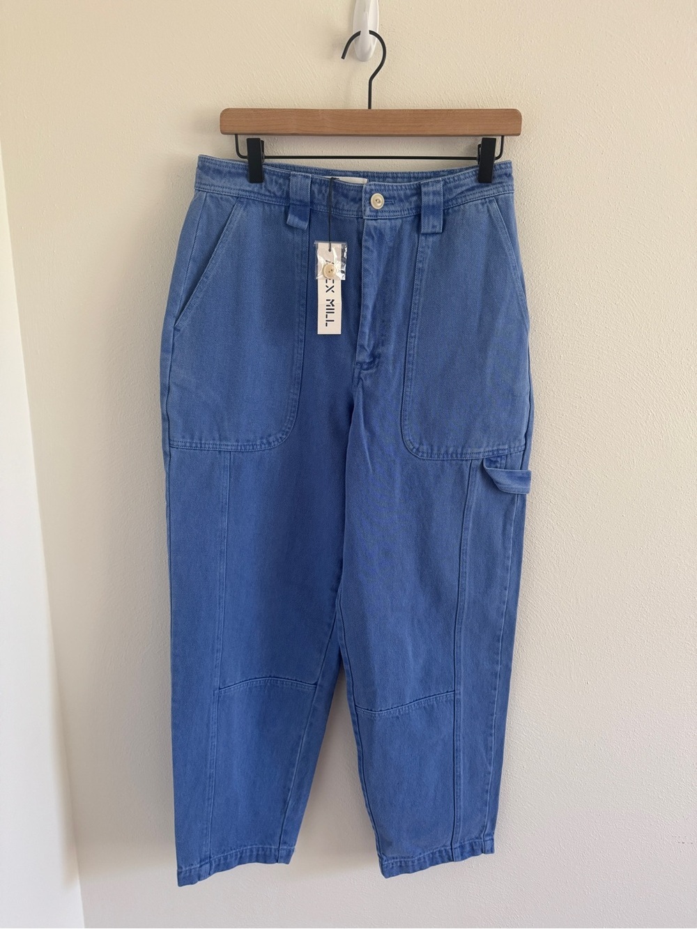 NEW Alex Mill Phoebe Pant in Recycled Denim French Blue 29 - Picture 3 of 10